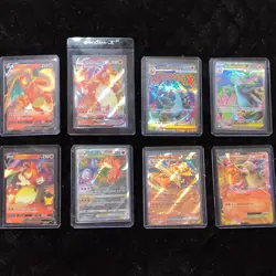 Pokemon Nintendo Charizard Lot of 8 Holo Foil Cards V VSTAR EX TCG English - Image 1
