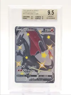CHARIZARD V 2020 POKEMON CHAMPION'S PATH SECRET RARE 079/073 BGS 9.5 Q0004 - Image 1