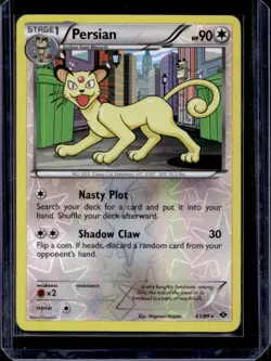2012 Pokemon Black & White Next Destinies Persian Reverse Holo #81 - Image 1