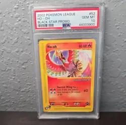 Pokemon Center NY Ho-oh #52 Black Star Promo WOTC PSA 10 - Image 1