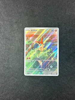 2025 Pokemon SV Black Star Promos SVP EN Victini #208 Illustration Collection - Image 1