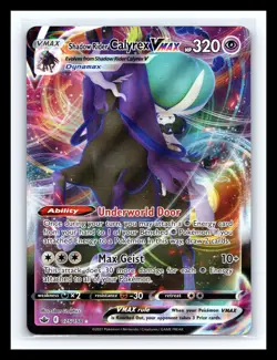 💥 Shadow Rider Calyrex VMAX 075/198 Chilling Reign Pokemon TCG Full Art Holo - Image 1