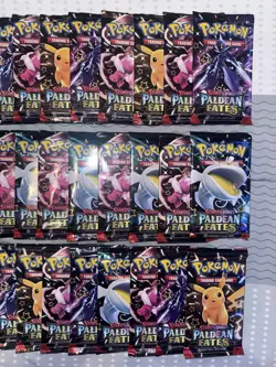 30x Paldean Fates Factory Sealed Booster Pack Lot of 30 Pokemon TCG - Image 3