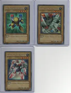 Yu-Gi-Oh Alpha Beta Gamma Magnet Warrior Secret Rare Lot DOR-E001 002 003 - Image 1