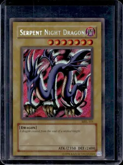2002 Yu-Gi-Oh! Magic Ruler North American English Serpent Night Dragon #MRL-103 - Image 1