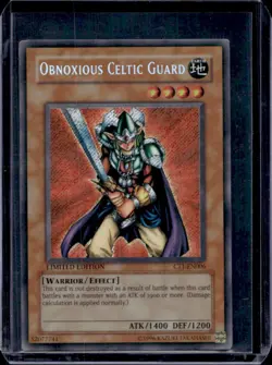 2004 Yu-Gi-Oh! Collectible Tin Series 1 Obnoxious Celtic Guard #CT1-EN006 - Image 1