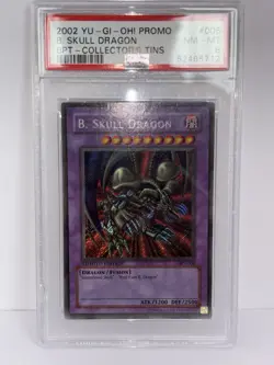 2002 YU-GI-OH! B. SKULL DRAGON COLLECTOR'S TINS BPT-006 PSA 8 MINT - Image 1
