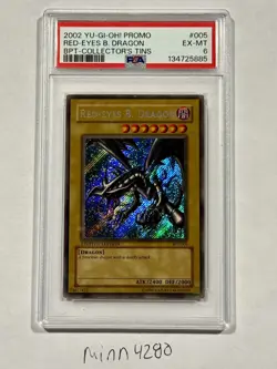 Red-Eyes B. Dragon PSA 6 BPT-005 Limited Edition 2002 Yu-Gi-Oh! New cert - Image 1