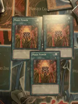 3x Mage Power - SDDL-EN024 - Common - 1st Edition - LP-NM - Image 1