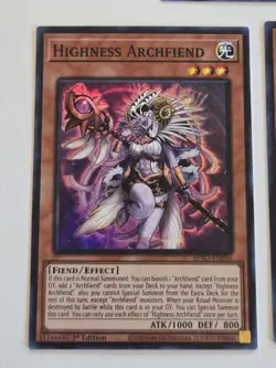 Royal Archfiend BPRO-EN014 + Highness Archfiend BPRO-EN016 Yugioh Burst Protocol - Image 4