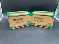 #1 Lot of (2) One Piece Japanese PRB-01 The Best Premium Booster Box Case Sealed - Image 1