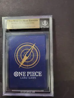 2024 ONE PIECE OP01024 BOOSTER ALT ART #024 MONKEY D. LUFFY BECKETT 9.5 - Image 2