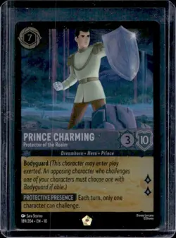 2025 Disney Lorcana Whispers In The Well Prince Charming Foil #189/204 - Image 1