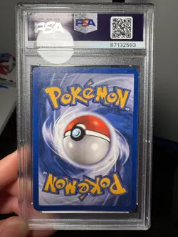 2000 Pokemon Team Rocket 1st Edition Dark Charizard 4/82 PSA 5 DOUBLE SWIRL TAIL - Image 4