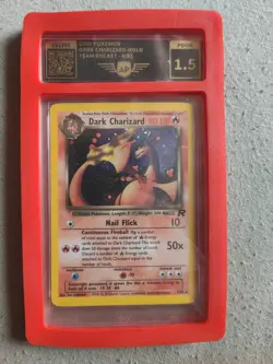 Pokemon TCG Dark Charizard 4/82 Team Rocket Holo AP 1.5 ( PSA 1) - Image 1