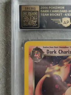 Pokemon TCG Dark Charizard 4/82 Team Rocket Holo AP 1.5 ( PSA 1) - Image 5