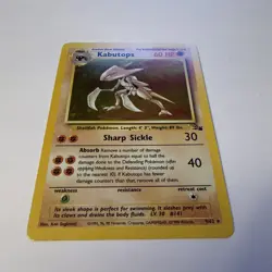 Pokemon TCG - Kabutops - Fossil Set 9/62 - Unlimited Holo Rare - Image 2