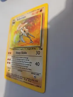 Pokemon TCG Kabutops Fossil Holo Card 9/62 Unlimited Rare - Image 5