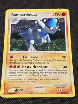 Rampardos 33/123 Holo Rare - Mysterious Treasures 2007 - Pokemon TCG Card MP/LP - Image 2