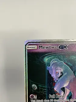 Pokemon Mewtwo GX TCG Shining Legends Holo Card 78/73 Secret Rare - Image 2