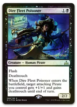 Dire Fleet Poisoner #68 (Foil) (LP) Prerelease Cards PRE Magic MTG - Image 1