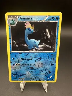 Amaura Reverse Holo 25/111 XY Furious Fists Pokemon Card - Image 1