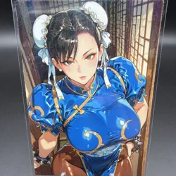 Chun Li Anime Waifu Card Doujin ACG Goddess Holo - Image 1