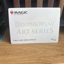 Tempest Angler Art Card (Gold-Stamped Signature) - MTG: Bloomburrow - NM - Image 2