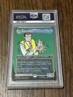 2025 MTG MARVEL'S SPIDER-MAN #0232 AMAZING SPIDER-MAN/PETER PARKER PSA 10 - Image 2