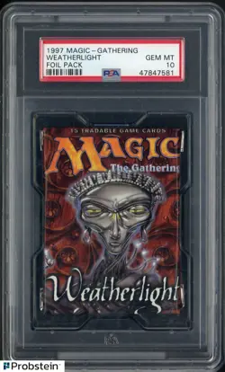 1999 Magic the Gathering Weatherlight - Foil Pack PSA 10 GEM MINT - Image 1