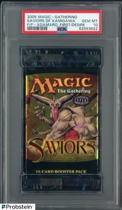 2005 MTG Saviors Of Kamigawa - Foil Pack Adamaro, First/Desire PSA 10 GEM MINT - Image 1