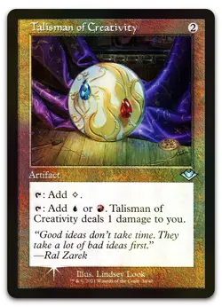 Talisman of Creativity (Retro Frame) (Foil Etched) #34 NM Modern Horizons - Image 1