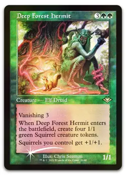 Deep Forest Hermit (Retro Frame) (Foil Etched) #20 NM Modern Horizons Magic MTG - Image 1