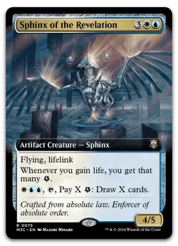 Sphinx of the Revelation (Extended Art) #75 (NM) Modern Horizons 3 M3C Magic MTG - Image 1