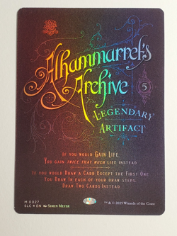 Alhammarret's Archive FOIL - Secret Lair Encyclopedia of Magic MTG - Image 1