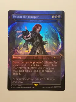 Unseat the Usurper- Praetor's Grasp FOIL 1861 NM Secret Lair MTG Final Fantasy - Image 1