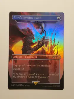 Clive's Invictus Blade FOIL - 1864 NM Secret Lair MTG Final Fantasy - Image 1