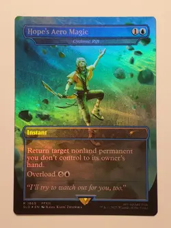 Hope's Aero Magic FOIL 1869 NM Secret Lair MTG Final Fantasy - Image 1