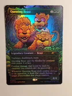 Questing Beast FOIL - Secret Lair Encyclopedia of Magic MTG NM - Image 1