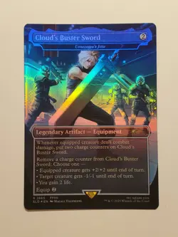 Cloud's Buster Sword FOIL Umezawa's Jitte 1865 NM Secret Lair MTG Final Fantasy - Image 1