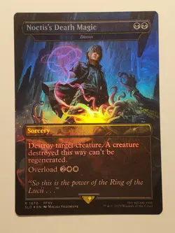 Noctis's Death Magic FOIL 1870 NM Secret Lair MTG Final Fantasy - Image 1