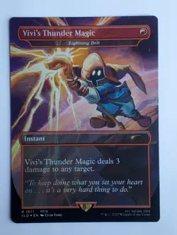 Vivi's Thunder Magic - Lightning Bolt 1871 NM Secret Lair Drop Magic MTG - Image 1