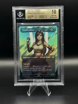 BGS Pristine 10 Tifa Lockhart 536 Borderless Surge Foil EN Final Fantasy MTG - Image 1