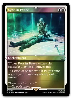 Rest in Peace (Foil Etched) #180 (NM) Assassin's Creed ACR Magic MTG - Image 1