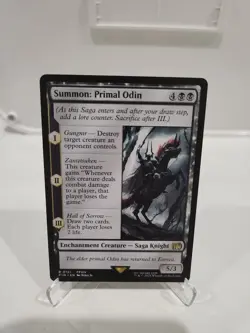 Summon: Primal Odin - Foil - #121 - Final Fantasy - MTG - Image 1
