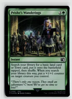 MTG Final Fantasy Prishe's Wanderings x1 NM Foil - Image 1
