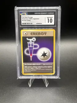Full Heal Energy Team Rocket (Japanese) Pokemon TCG Graded CGC 10 - Image 1