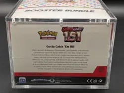 Pokemon 151 SV3.5 Booster Bundle Display Factory Sealed Case W/Acrylic Case - Image 3