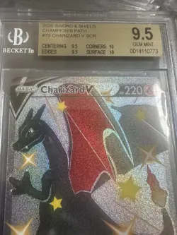 Pokemon TCG 2020 Champion's Path Charizard V Secret Rare 079/073 | BGS 9.5 - Image 2