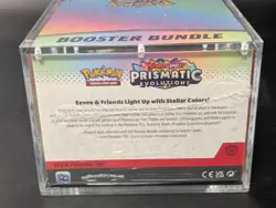 Pokemon SV8.5 Prismatic Evolutions Sealed Booster Bundle Display W/Acrylic Case - Image 3